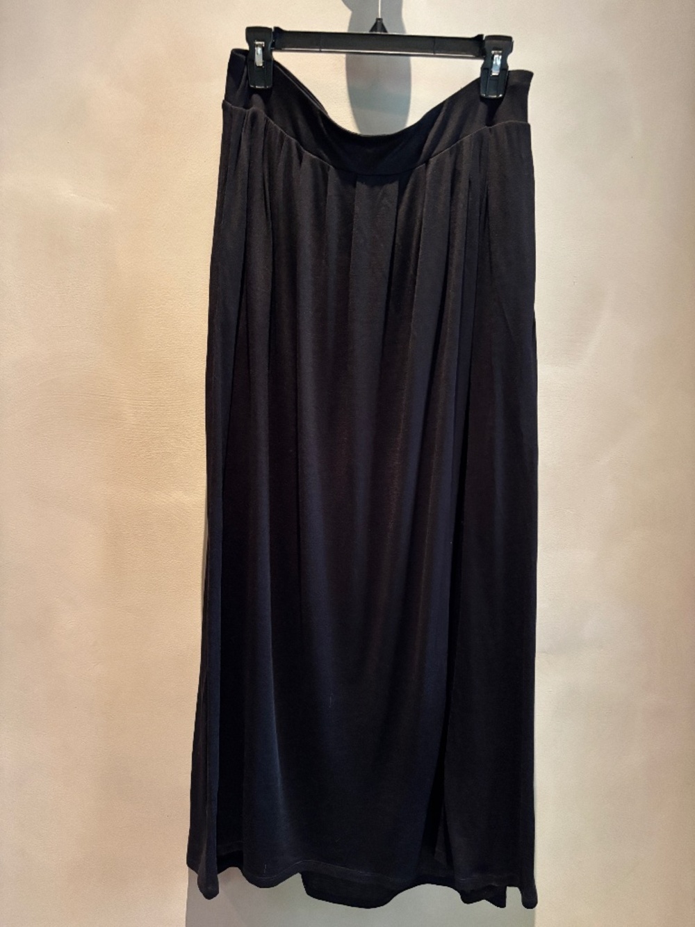 EILEEN FISHER black long skirt